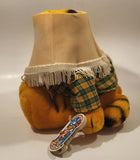 1978 1981 Dakin Paws Garfield 'Born To Party' with Lampshade on Head 8 1/2" Tall Toy Plush Stuffed Character with Tag