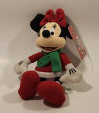 2013 Just Play Disney Minnie Mouse Christmas 10" Tall Toy Plush Stuffed Character with Tags