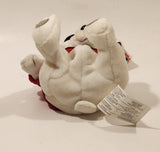 1990s Coca Cola Bean Bag Collection Polar Bear Red and Black Hat 6" Tall Toy Stuffed Plush Mascot with Tags