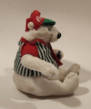 1999 Coca Cola Polar Bear with Red Cap Holding a Bottle 6" Tall Stuff Animal Character Bean Bag Plush with Tags
