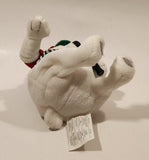1999 Coca Cola Polar Bear with Red Cap Holding a Bottle 6" Tall Stuff Animal Character Bean Bag Plush with Tags