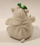 Coca Cola Polar Bear with Green Bow 6" Tall Toy Stuffed Plush Mascot No Tags