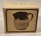 Vintage 1 1/2 Pint Milk Jug Stoneware Style No. 1608 Woodward Stores Limited Vancouver Canada Made in Taiwan New In Box
