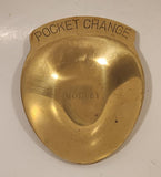 Vintage Pocket Change Brass Tray Dish Engraved Morley