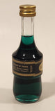 Vintage Rare Marie Brizard France Menthe Liquor 4 1/2" Tall 5cl Miniature Glass Bottle Never Opened Still Sealed