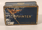 Rare Vintage Gajag Georg A. Jasmatzi Akt Gest Dresden Sprinter 100 Gold Cigarettes Tin Metal Container