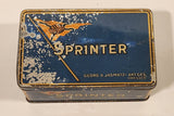 Rare Vintage Gajag Georg A. Jasmatzi Akt Gest Dresden Sprinter 100 Gold Cigarettes Tin Metal Container