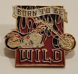 Born To Be Wild Motorcycle Biker Enamel Metal Lapel Pin