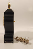 Vintage Westclox Ornate Black Plastic Electric Mantle Clock