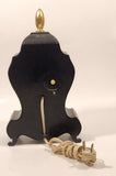 Vintage Westclox Ornate Black Plastic Electric Mantle Clock