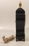 Vintage Westclox Ornate Black Plastic Electric Mantle Clock