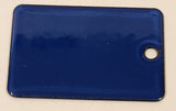Antique Standard Oil S.O. Penn Motor Oil SAE 20 Blue Porcelain Enamel Metal Fuel Tag 2" x 3"