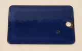 Antique RPM Supreme Motor Oil SAE 10W-20W-30 Blue Porcelain Enamel Metal Fuel Tag 2" x 3"