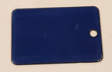 Antique RPM Motor Oil SAE 20 Blue Porcelain Enamel Metal Fuel Tag 2" x 3"