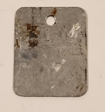 Antique Gulf Lube Motor Oil 50 Metal Fuel Tag 1 3/4" x 2 1/4"