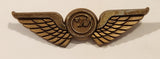 Vintage Stoeffel Seals Northwest Airlines Pilots Wings Plastic Lapel Pin