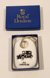 Vintage 1988 Royal Doulton 1924 Chrysler Canada Commemorative #1 Bone China Promotional Key Chain Ring with Box