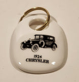 Vintage 1988 Royal Doulton 1924 Chrysler Canada Commemorative #1 Bone China Promotional Key Chain Ring with Box