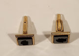Vintage Imperial Gold Plated Silhouette Cufflinks in Original Box
