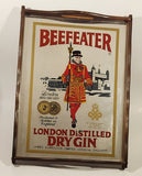 Vintage Beefeater London Distilled Dry Gin Pub Mirror Serving Tray