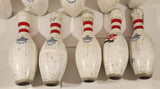 QUBICA AMF Amflite II USBC Approved 15" Plastic Coated Bowling Pins Full Set of 10 Made in U.S.A.