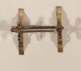 Vintage Pivoting Standing Floor Mirror Dollhouse Brass Miniature 4 1/2" Tall