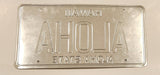 Hawaii Aloha State Aged Worn Look Metal Novelty License Plate Tag