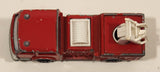 Vintage Majorette Pompier Fire Ladder Truck No. 207 Red 1/100 Scale Die Cast Toy Car Firefighting Rescue Emergency Vehicle