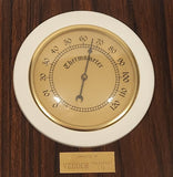 Vintage Vedder Transport Thermometer Wood Wall Plaque Employee Award