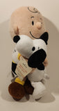 Hallmark Peanuts Charlie Brown and Snoopy Happiness Is A Hug From A Friend 12" Stuffed Plush Toy with Original Tag