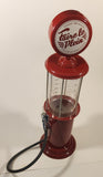 Rare Red Version Open 24 Hours Fill'er Up Filling Station Vintage Style Gas Pump Shaped Plastic Beverage Drink Liquor Dispenser