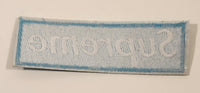 Supreme 1 1/2" x 4 1/2" Fabric Patch Badge
