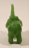 Jade Elephant 3 1/4" Hand Carved Figurine