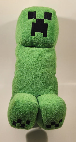 2013 Spin Master Mojang Minecraft Jinx Creeper Talking 14" Stuffed Plush Toy Character