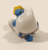 2023 Peyo The Smurfs Baby Smurf with Number Blocks 1 1/2" Tall Toy Figure
