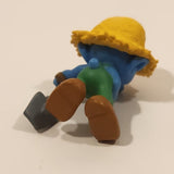 2023 Peyo The Smurfs Farmer Smurf with Shovel 2 1/4" Tall Toy Figure