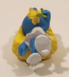 2023 Peyo The Smurfs Smurfette with Yellow Flower 2 1/8" Tall Toy Figure