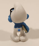 2023 Peyo The Smurfs Brainy Smurf with Book 2 1/8" Tall Toy Figure
