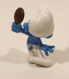 2023 Peyo The Smurfs Vanity Smurf with Handheld Mirror 2 1/4" Tall Toy Figure