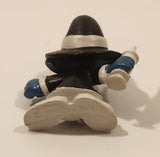 Vintage Peyo Bully Smurfs Quack Doctor Smurf 2" PVC Toy Figure Made in W. Germany