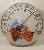 Vintage 1960s The Original Ohio Jumbo Dial Thermometer Pigs 12" Wall Hanging Made in U.S.A.