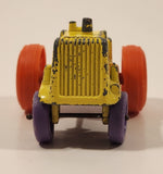 Vintage 1967 Tootsie Toys Tractor Yellow Die Cast Toy Car Vehicle