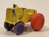 Vintage 1967 Tootsie Toys Tractor Yellow Die Cast Toy Car Vehicle