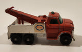 Vintage 1968 Lesney Matchbox Series No. 71 Ford Heavy Wrecker Truck ESSO Red and White Die Cast Toy Car Vehicle