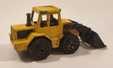 Vintage Majorette Tracto Bull Dozer Front End Loader No. 211 & 263 Yellow Black 1/87 Scale Die Cast Toy Construction Equipment Vehicle