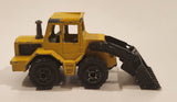 Vintage Majorette Tracto Bull Dozer Front End Loader No. 211 & 263 Yellow Black 1/87 Scale Die Cast Toy Construction Equipment Vehicle