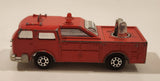 Vintage Majorette Sonic Flashers Ladder Fire Truck Red Die Cast Toy Car Vehicle