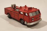Vintage Majorette Sonic Flashers Ladder Fire Truck Red Die Cast Toy Car Vehicle