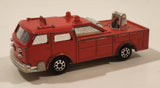 Vintage Majorette Sonic Flashers Ladder Fire Truck Red Die Cast Toy Car Vehicle