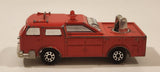 Vintage Majorette Sonic Flashers Ladder Fire Truck Red Die Cast Toy Car Vehicle
